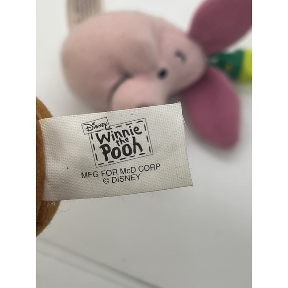 1998 Walt Disney Winnie The Pooh McDonald's Happy Meal Plush Tigger Movie Clips - Picture 7 of 14